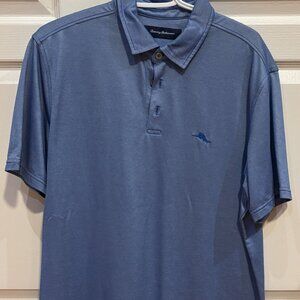 Tommy Bahama Men’s Shirt Five O'Clock Light Blue Polo
